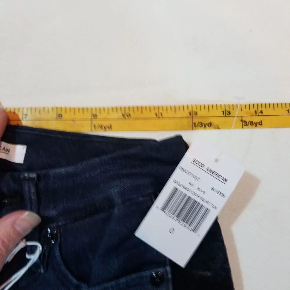 Good American Good‎ Waist Velvet Tux Size 0